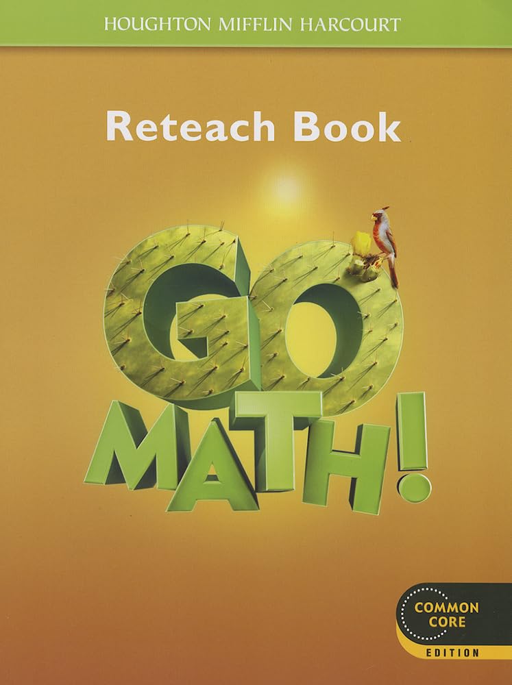 Reteach Workbook Student Edition Grade 5 (Go Math!),Used