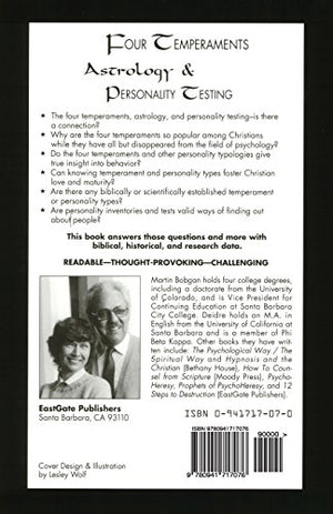 Four Temperaments, Astrology, and Personality Testing,Used