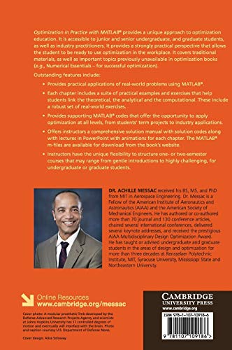 Optimization in Practice with MATLAB: For Engineering Students and Professionals,Used