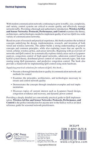 Wireless Ad hoc and Sensor Networks: Protocols, Performance, and Control (Automation and Control Engineering),Used