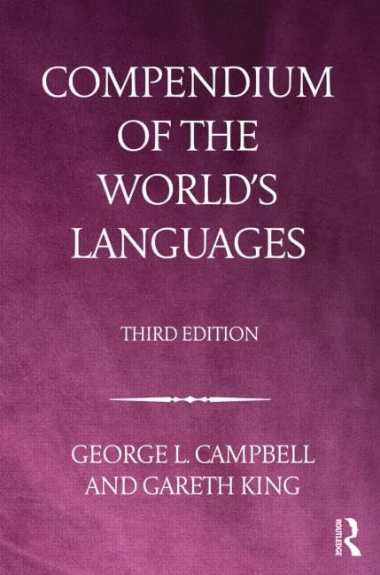 Compendium of the World's Languages,Used