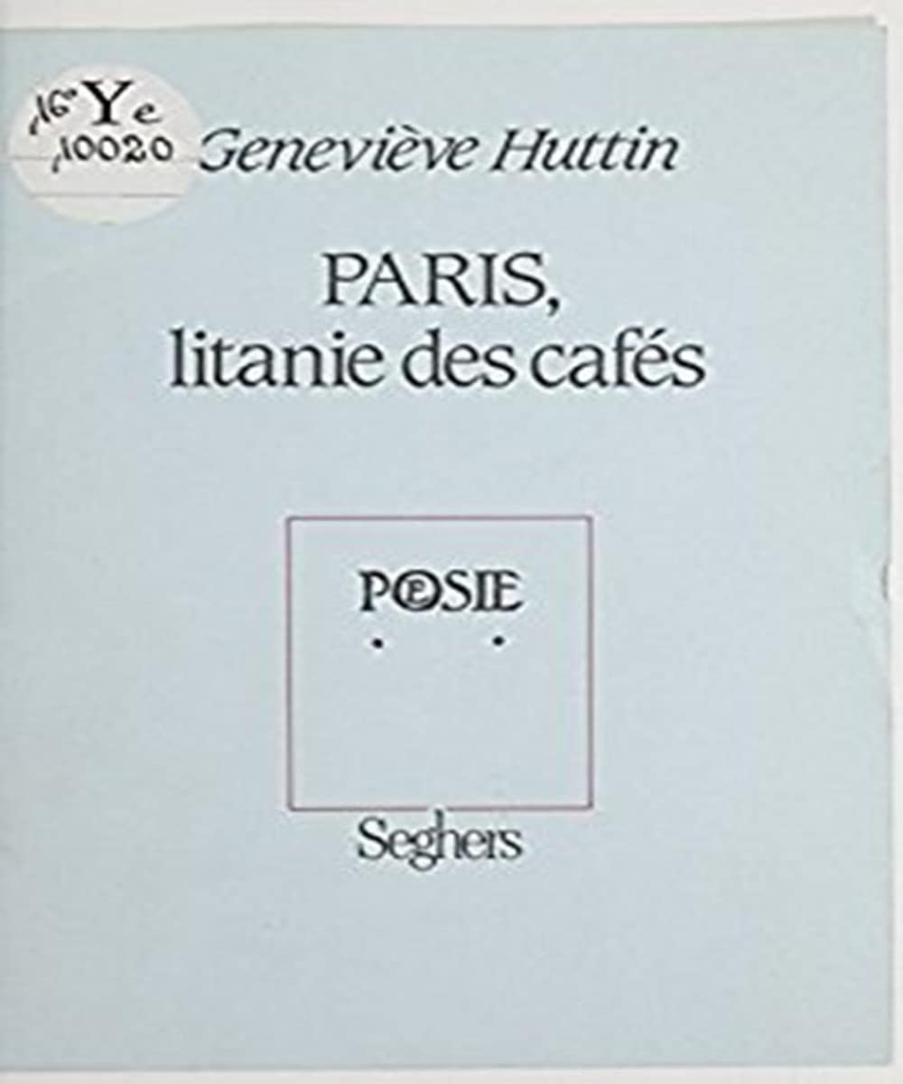 Paris litanie des cafs (French Edition),Used