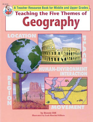 Teaching the Five Themes of Geography, Middle and Upper Grades,Used