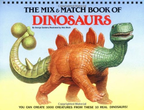 The Mix & Match Book of Dinosaurs,Used