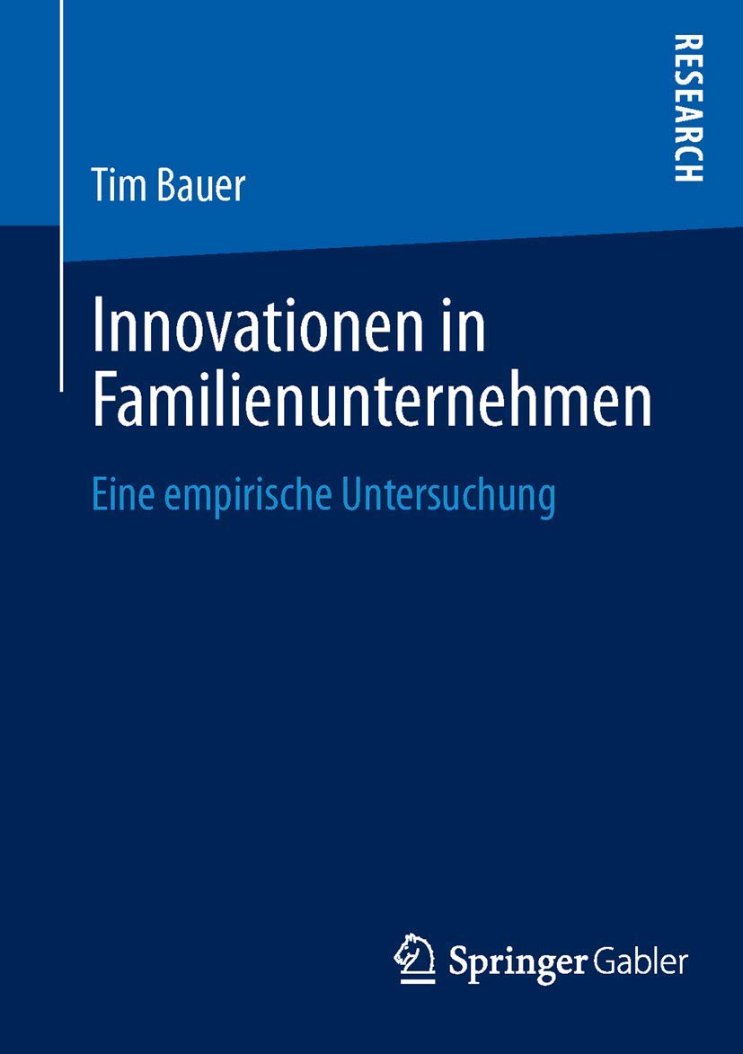 Innovationen in Familienunternehmen: Eine empirische Untersuchung (German Edition),Used