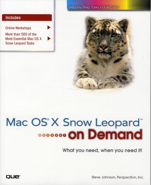 MAC OS X Snow Leopard On Demand,Used