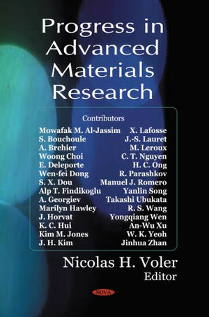 Progress in Advanced Materials Research,New
