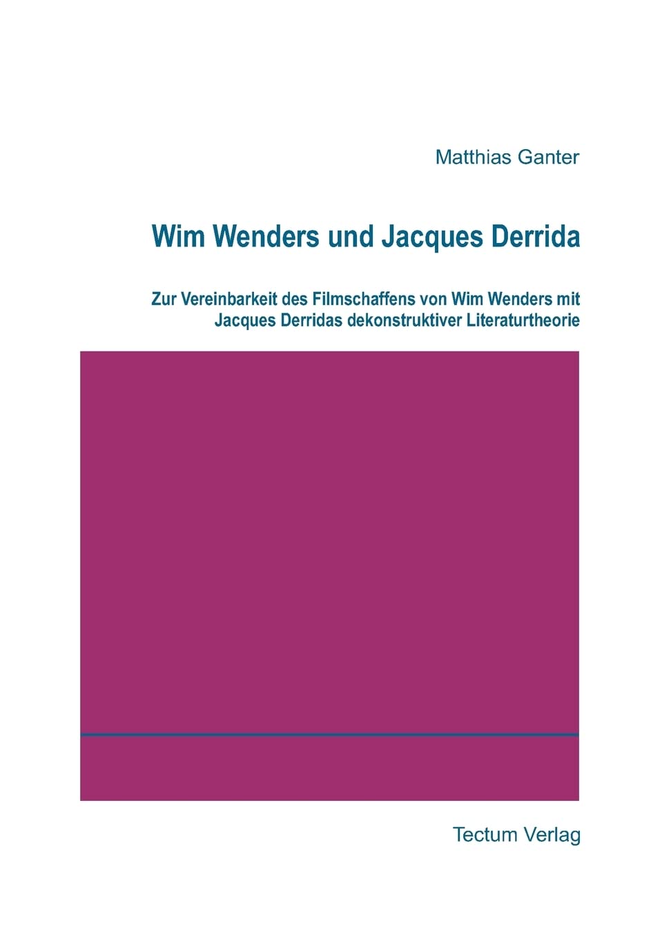 Wim Wenders und Jacques Derrida (German Edition),Used