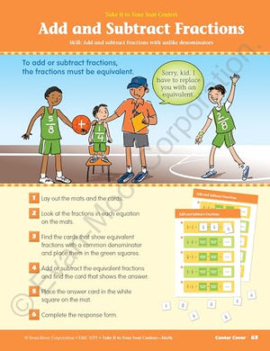Evanmoor Common Core Math Centers, Grade 5 (Take It To Your Seat: Math Centers)