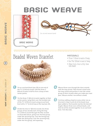 Hemp Jewelry: Easy to Make Designs Boho Chic Style (IMM Lifestyle Books),Used