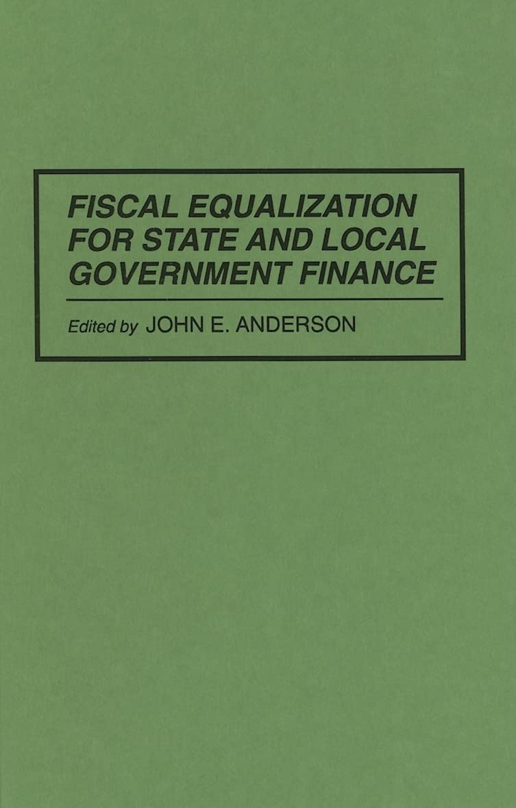 Fiscal Equalization for State and Local Government Finance,Used