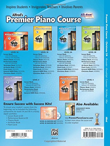 Premier Piano Course Christmas, Bk 2A (Premier Piano Course, Bk 2A),Used