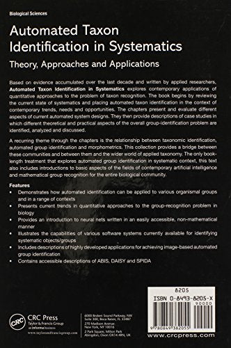 Automated Taxon Identification in Systematics: Theory, Approaches and Applications (Systematics Association Special Volume),Used