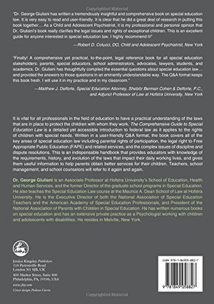 The Comprehensive Guide to Special Education Law: Over 400 Frequently Asked Questions and Answers Every Educator Needs to Know a,Used