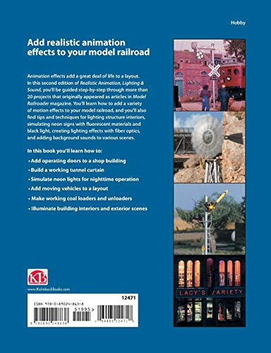 Realistic Animation, Lighting & Sound (Model Railroader Books),Used