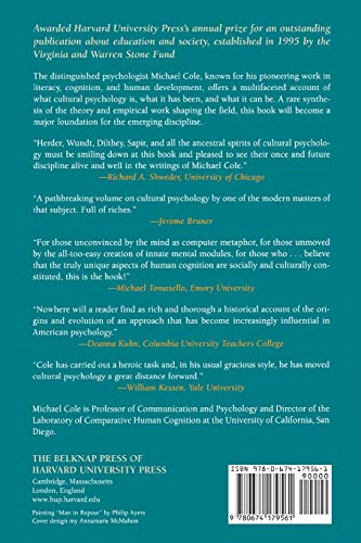 Cultural Psychology: A Once and Future Discipline,Used