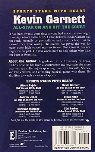 Kevin Garnett: AllStar On and Off the Court (Sports Stars With Heart),Used