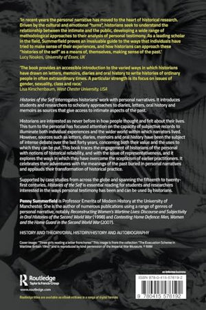 Histories of the Self: Personal Narratives and Historical Practice,Used