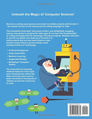 Coding for Kids in Scratch 3: The Complete Guide to Creating Art, Artificial Intelligence, and Computer Games for Beginners,Used