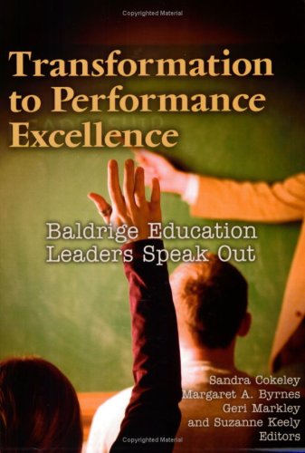 Transformation to Performance Excellence,Used
