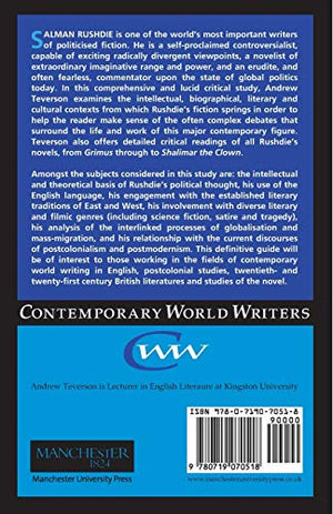 Salman Rushdie (Contemporary World Writers),Used