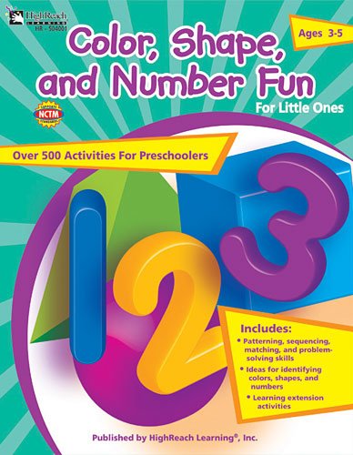 Color, Shape, and Number Fun for Little Ones, Grades Preschool  PK,Used