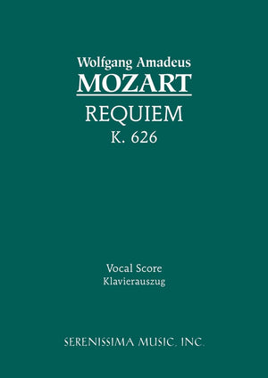 Requiem, K. 626  Vocal score (Latin Edition),Used