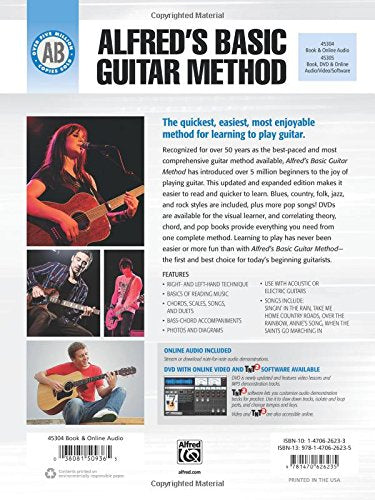 Alfred's Basic Guitar Method, Bk 1: The Most Popular Method for Learning How to Play, Book & Online Audio (Alfred's Basic Guitar,Used