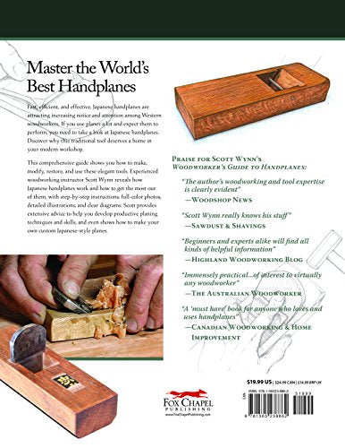 Discovering Japanese Handplanes: Why This Traditional Tool Belongs in Your Modern Workshop (Fox Chapel Publishing),Used