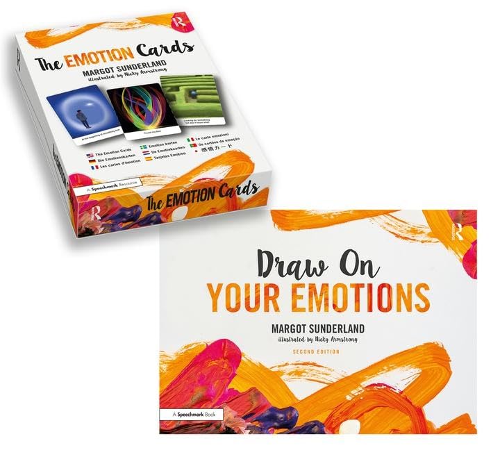 Draw On Your Emotions Book And The Emotion Cards,Used