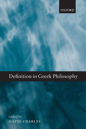 Definition in Greek Philosophy,Used