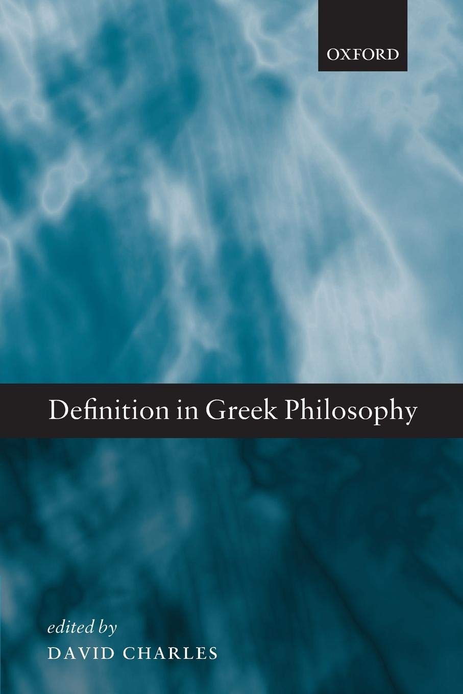 Definition in Greek Philosophy,Used