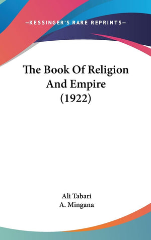The Book Of Religion And Empire (1922),New