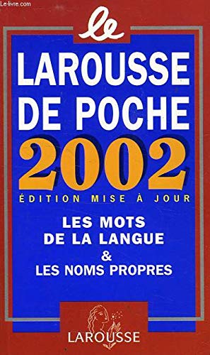 Le Larousse De Poche 2002 Edition Mise a Jour,Used
