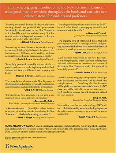 Introducing The New Testament: A Historical, Literary, And Theological Survey,New