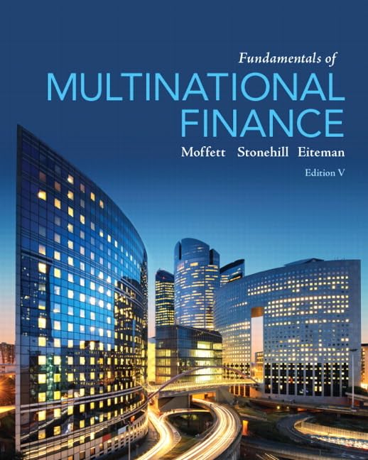 Fundamentals of Multinational Finance (5th Edition) (Pearson Series in Finance),Used
