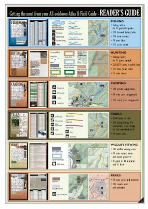 Eastern Pennsylvania AllOutdoors Atlas & Field Guide,Used