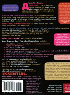 Anime Essentials: Every Thing a Fan Needs to Know,Used