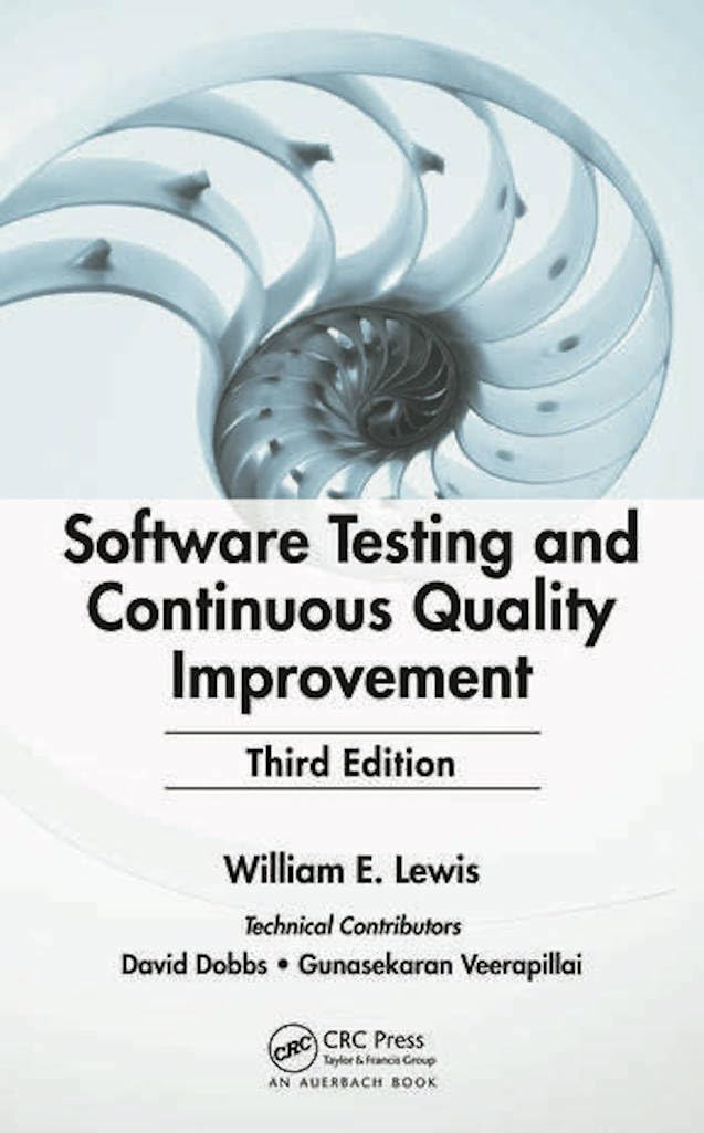 Software Testing And Continuous Quality Improvement
