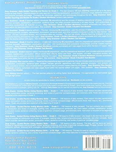 180 Daily Teaching Lessons (Easy Grammar Ultimate Series:, Grade 9 Student Workbook),Used