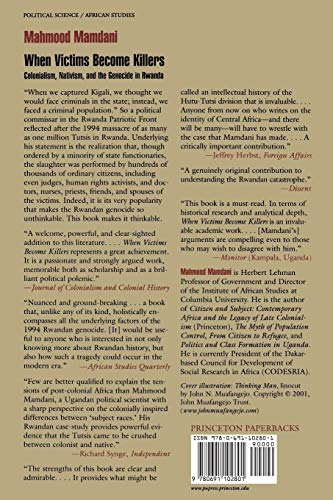 When Victims Become Killers: Colonialism, Nativism, and the Genocide in Rwanda,Used