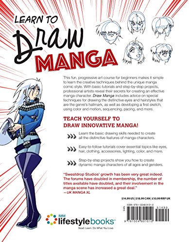 Draw Manga: StepbySteps, Character Construction, and Projects from the Masters (IMM Lifestyle Books) 140 Photos, 10 Projects, ,Used