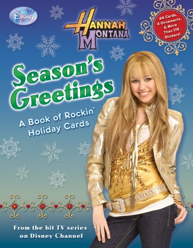 Hannah Montana Season's Greetings: A Book of Rockin' Holiday Cards (Book of Holiday Cards, A),Used