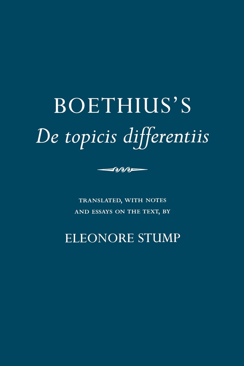 Boethius's 'De topicis differentiis',Used