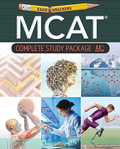 Examkrackers MCAT Study Package: Chemistry, Biology 2 Systems, Biology 1 Molecules,Used