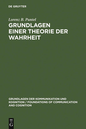 Grundlagen einer Theorie der Wahrheit (Grundlagen der Kommunikation und Kognition / Foundations of Communication and Cognition) ,Used