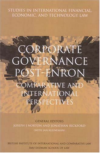 Corporate Governance Postenron: Comparative And International Perspectives (Studies In International Financial, Economic And Te,Used