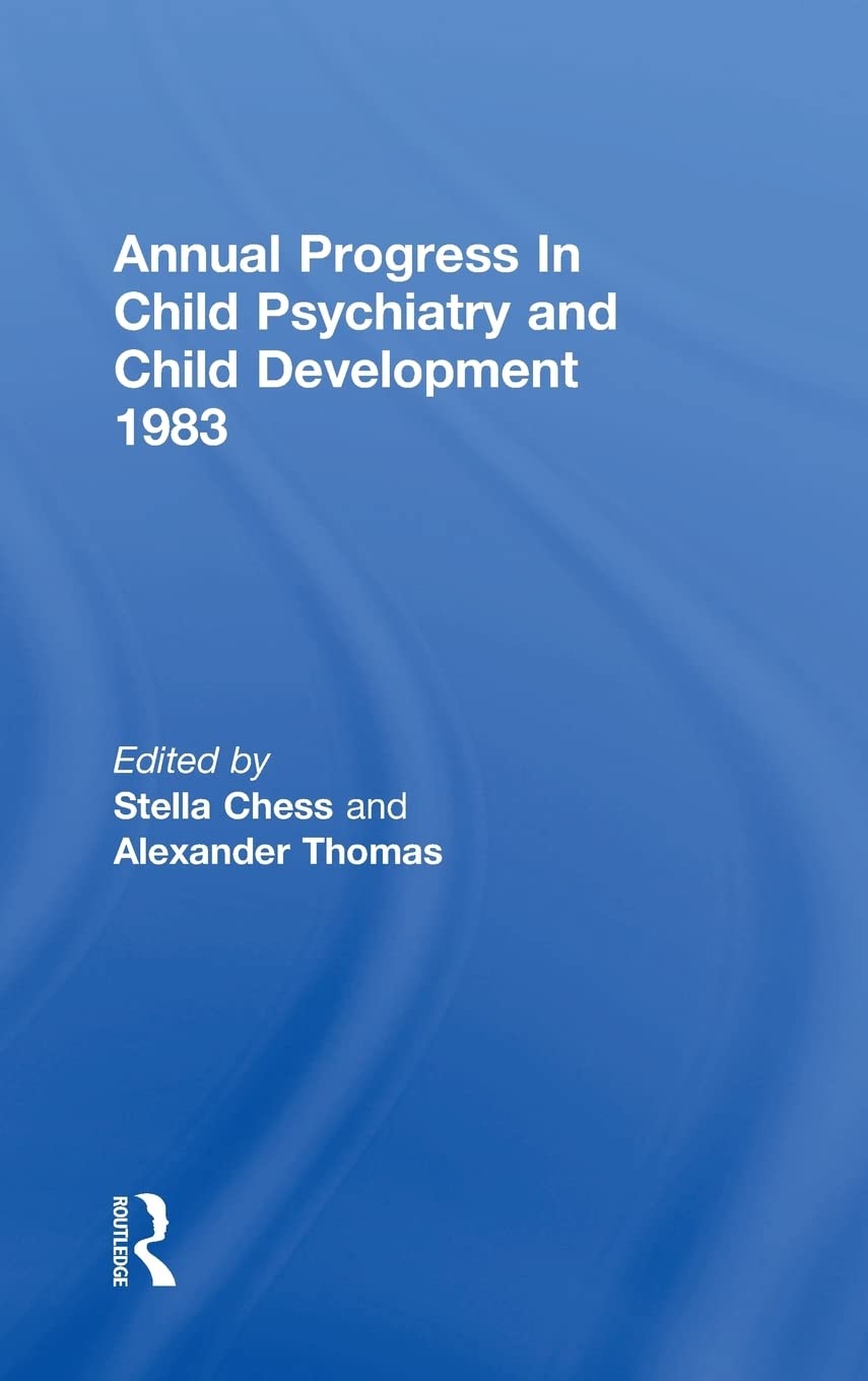 1983 Annual Progress In Child Psychiatry,Used
