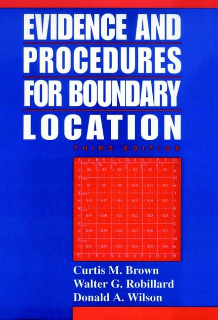 Evidence And Procedures For Boundary Location-new,New