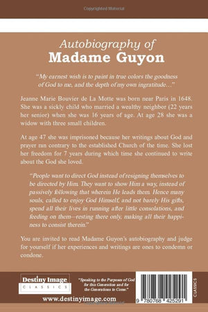 Autobiography Of Madame Guyon,New